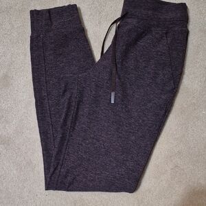 Lululemon Athletica Dark Heathered Plum Ready To Rulu High Rise Joggers